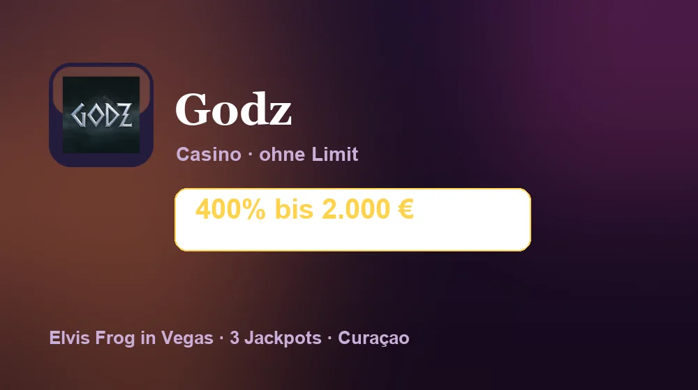 Screenshot von Godz Casino