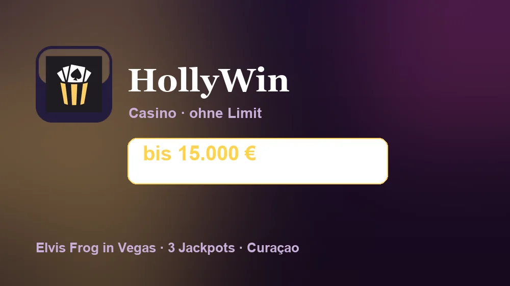 Screenshot von HollyWin Casino