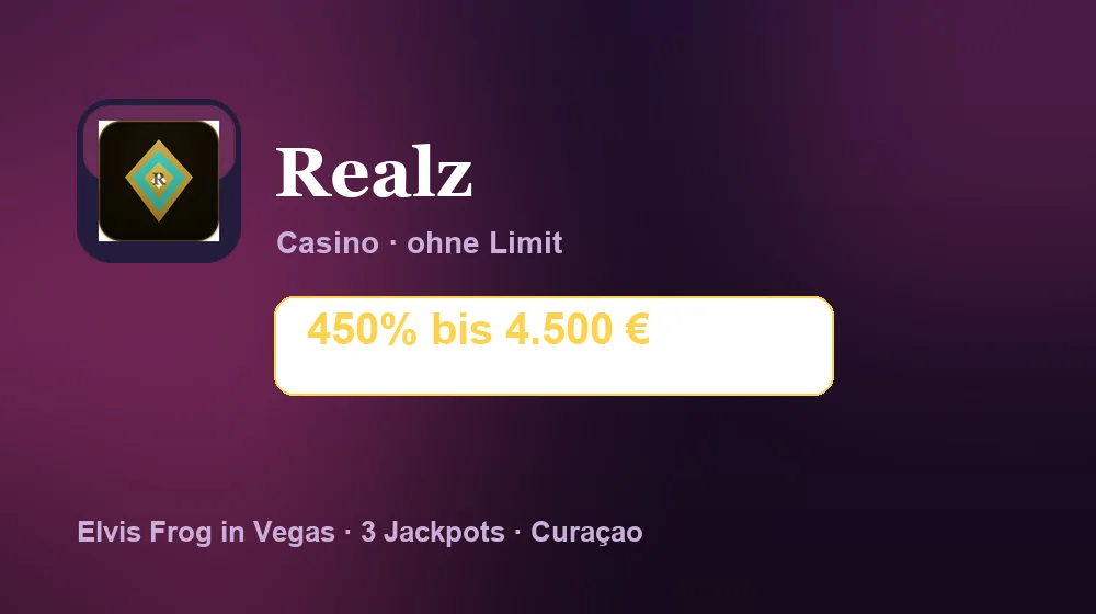 Screenshot von Realz Casino