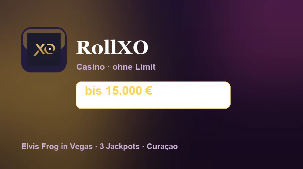 Screenshot von RollXO Casino