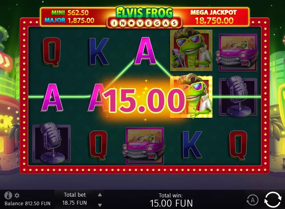 Elvis Frog in Vegas — Coin Respin