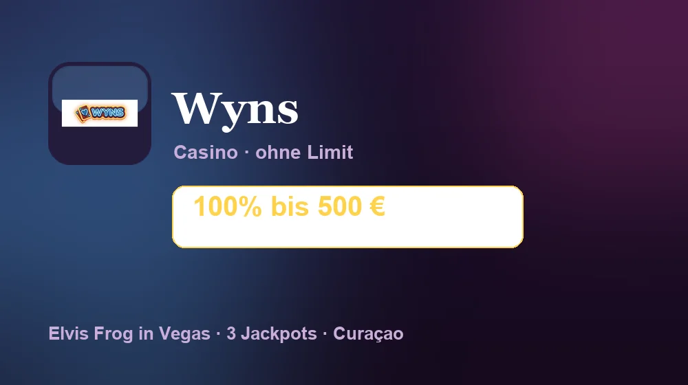 Screenshot von Wyns Casino